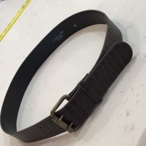 Brown Patterned Belt